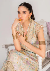 Lawn Collection - Shazme - Serene - SH-08 BLOSSOMING LIME