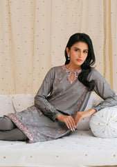 Winter Collection - Cross Stitch - Khaddar/Linen 23 - Charcoal Dust 10