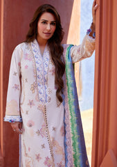 Lawn Collection - Farah Talib Aziz - Suay - Luxury Unstitched '24 - Miwa Ivory - FTA#05