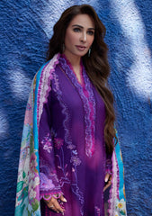 Lawn Collection - Farah Talib Aziz - Suay - Luxury Unstitched '24 - Yuri Purple - FTA#07