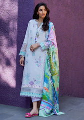 Lawn Collection - Farah Talib Aziz - Suay - Luxury Unstitched '24 - Zoella Grey - FTA#08