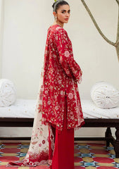 Winter Collection - Cross Stitch - Khaddar/Linen 23 - Misty Bloom 08