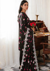 Winter Collection - Cross Stitch - Khaddar/Linen 23 - Kaylen Black 07