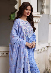 Winter Collection - Cross Stitch - Khaddar/Linen 23 - Cosmic Sky 06