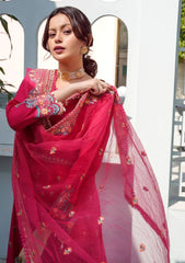 Lawn Collection - Asimah.K - Inaayat - Festive - ROSE - D#07