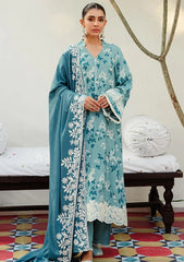 Winter Collection - Cross Stitch - Khaddar/Linen 23 - Teal Waters 05