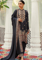 Winter Collection - Cross Stitch - Khaddar/Linen 23 - Smoky Fleck 04