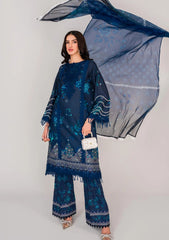 Lawn Collection - Shazme - Serene - SH-02 SAPPHIRE BLOSSOMS