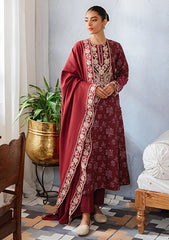 Winter Collection - Cross Stitch - Khaddar/Linen 23 - Tango Plum 12