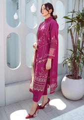 Lawn Collection - Asimah.K - Inaayat - Festive - SAFFRON - D#06