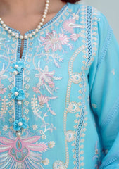 Lawn Collection - Asimah.K - Inaayat - Festive - BULE PRIMROSE - D#01