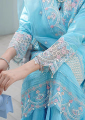Lawn Collection - Asimah.K - Inaayat - Festive - BULE PRIMROSE - D#01
