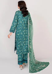 Lawn Collection - Shazme - Serene - SH-06 TEAL BLOOM