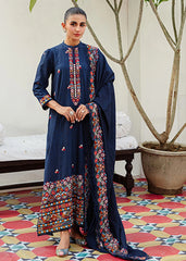 Winter Collection - Cross Stitch - Khaddar/Linen 23 - Twilight Glare 08