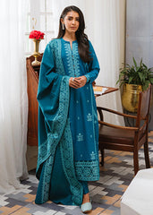 Winter Collection - Cross Stitch - Khaddar/Linen 23 - Ethnic Groove 01