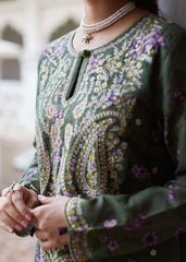 Winter Collection - Cross Stitch - Khaddar/Linen 23 - Olive Meadow 04