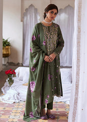Winter Collection - Cross Stitch - Khaddar/Linen 23 - Olive Meadow 04