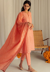 Lawn Collection - Cross Stitch - Chikankari - D#2 | Coral Fantasy