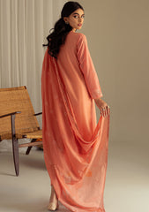 Lawn Collection - Cross Stitch - Chikankari - D#2 | Coral Fantasy