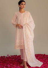 Lawn Collection - Cross Stitch - Chikankari - D#4 | Ethereal Pink