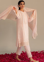 Lawn Collection - Cross Stitch - Chikankari - D#4 | Ethereal Pink