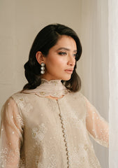 Formal Collection - Cross Stitch - Luxury - Unstitched - CSL#1 - ASH GRAY