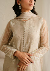 Formal Collection - Cross Stitch - Luxury - Unstitched - CSL#1 - ASH GRAY