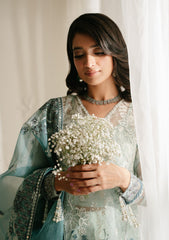 Formal Collection - Cross Stitch - Luxury - Unstitched - CSL#2 - AQUAMARINE AZURE