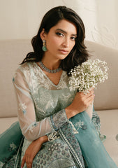 Formal Collection - Cross Stitch - Luxury - Unstitched - CSL#2 - AQUAMARINE AZURE