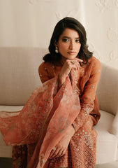 Formal Collection - Cross Stitch - Luxury - Unstitched - CSL#4 - CEDAR ALPINE