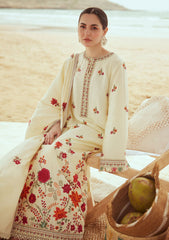 Winter Collection - Cross Stitch - Cotton Satin - D#1 - CREWEL CREAM