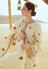 Winter Collection - Cross Stitch - Cotton Satin - D#1 - CREWEL CREAM