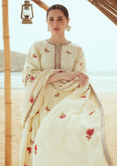 Winter Collection - Cross Stitch - Cotton Satin - D#1 - CREWEL CREAM