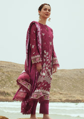 Winter Collection - Cross Stitch - Cotton Satin - D#3 - FUCHSIA FLORET