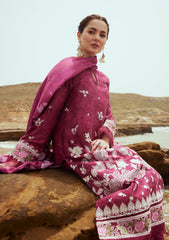 Winter Collection - Cross Stitch - Cotton Satin - D#3 - FUCHSIA FLORET