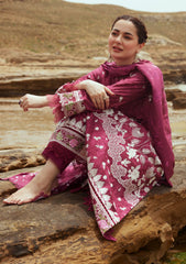 Winter Collection - Cross Stitch - Cotton Satin - D#3 - FUCHSIA FLORET