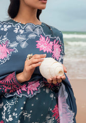 Winter Collection - Cross Stitch - Cotton Satin - D#9 - AZURE TALE