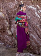 Winter Collection - Zainab Chottani - Winter Shawl 23 - Gul