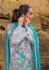 Lawn Collection - Zainab Chottani - Chikankari 24 - ZCC#10B - Lana