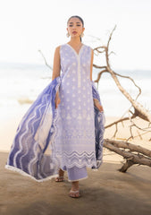 Lawn Collection - Zainab Chottani - Chikankari 24 - ZCC#8A - Amyra
