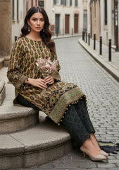 Winter - Riwaj - Printed Marina - 3 Pcs - Wool Shawl 25 - D#56