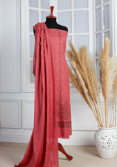Winter - Riwaj - Pashmina Embroidered Suit - Edit 25 - D#01 - D Pink