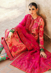 Winter Collection - Hussain Rehar - Karandi AW - D#01 - Tulip