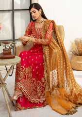 Formal Collection - Rubaaiyat - Handwork Wedding 23 - Crimson - D#01