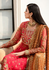Formal Collection - Rubaaiyat - Handwork Wedding 23 - Crimson - D#01