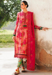 Winter Collection - Hussain Rehar - Karandi AW - D#01 - Tulip
