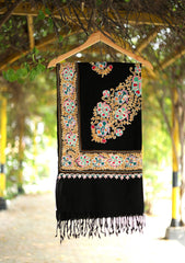 Pashmina Ari Work Scarf D - 07 - Black