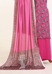 Winter - Rubaaiyat - D Prints - Marina 26 - Wool Shawl - RPM#13 - P Pink