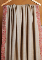 Pashmina Kashmiri Border Shawl D#126 - Skin