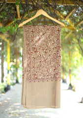Pashmina Embroidered Shawl D - 193 - Skin